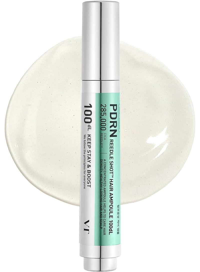 VT Pdrn Reedle Shot Hair Ampoule 100dl, Vegan Pdrn, Slow Aging, Scalp Treatment - Image 1